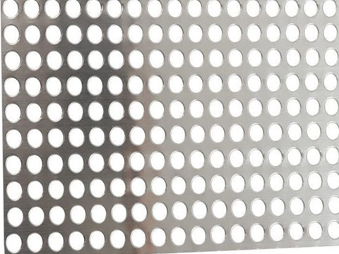 316 round hole perforated stainless steel sheet